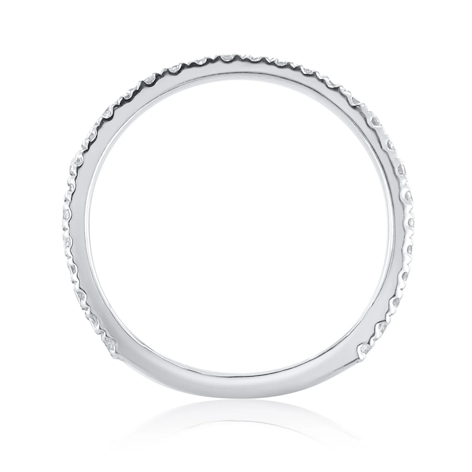0.30 Carat Natural Diamond 3/4 Way Band Set in Platinum - Image 3