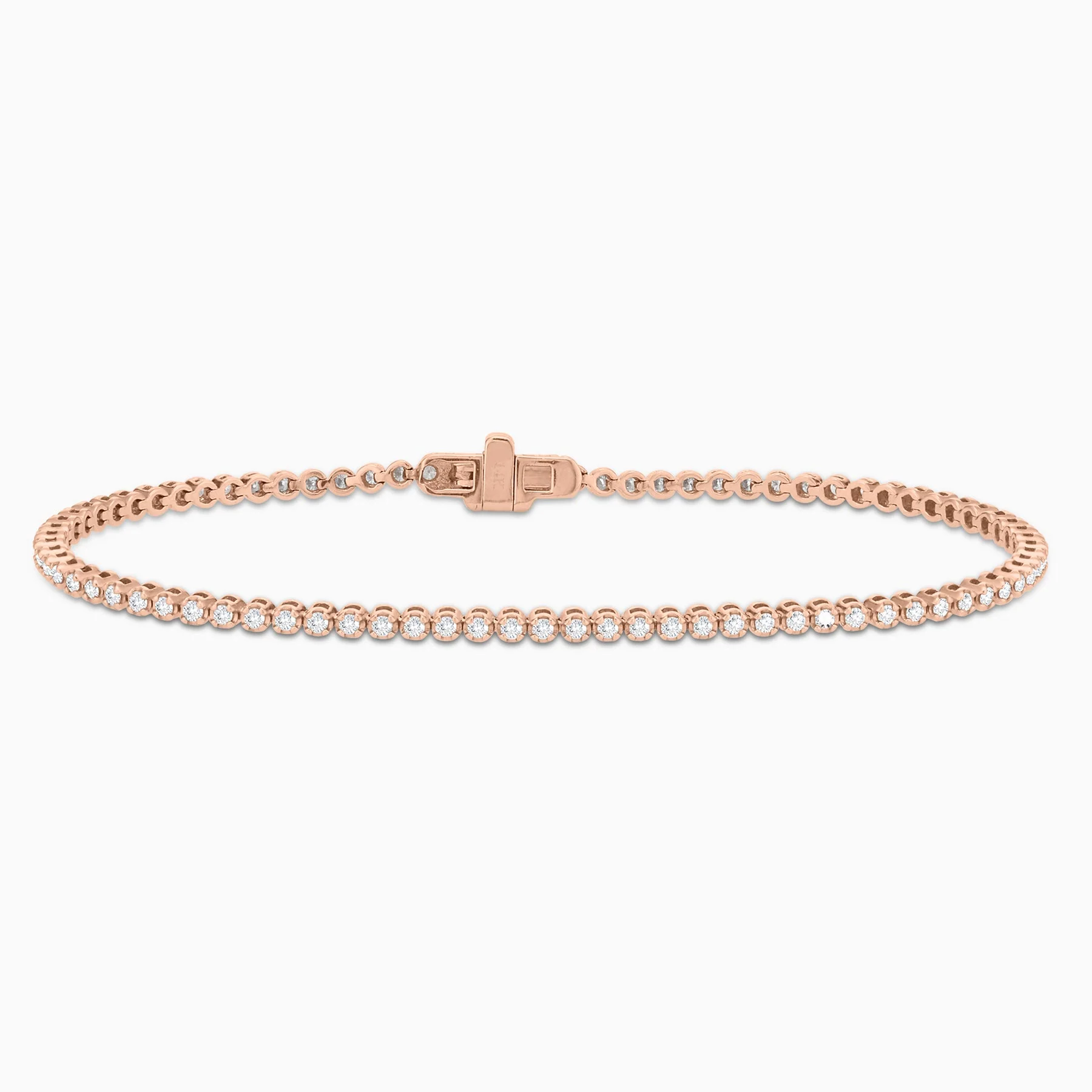 1.10 Carats Natural Diamond Tennis Bracelet