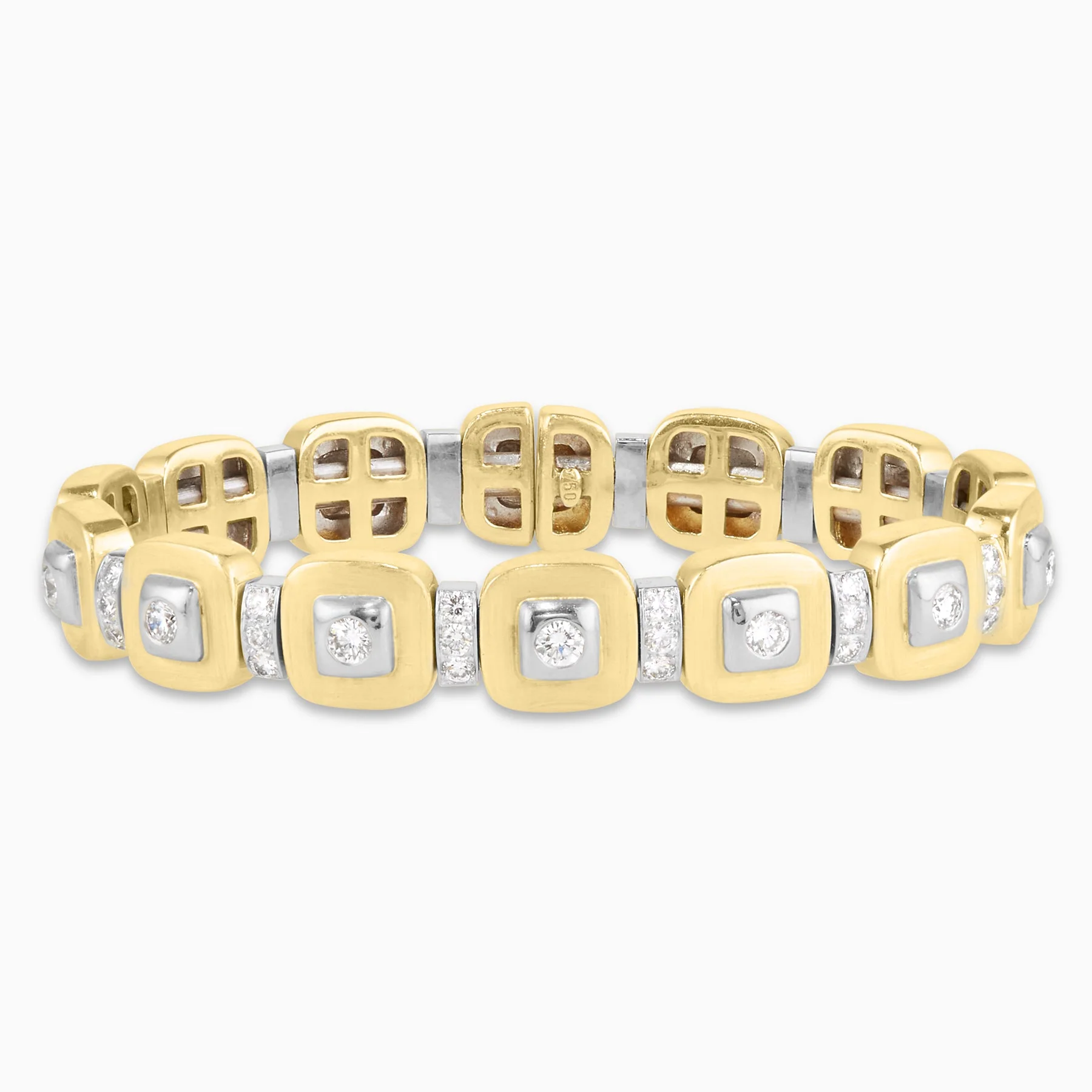 1.50 Carats Natural Diamond Flex Bangle