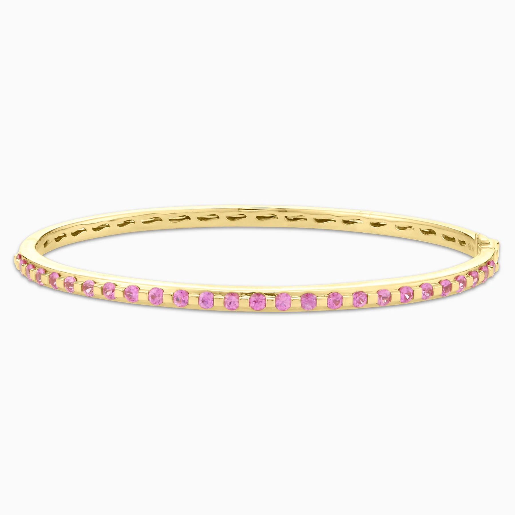 1.55 Carats Natural Pink Sapphire Bangle