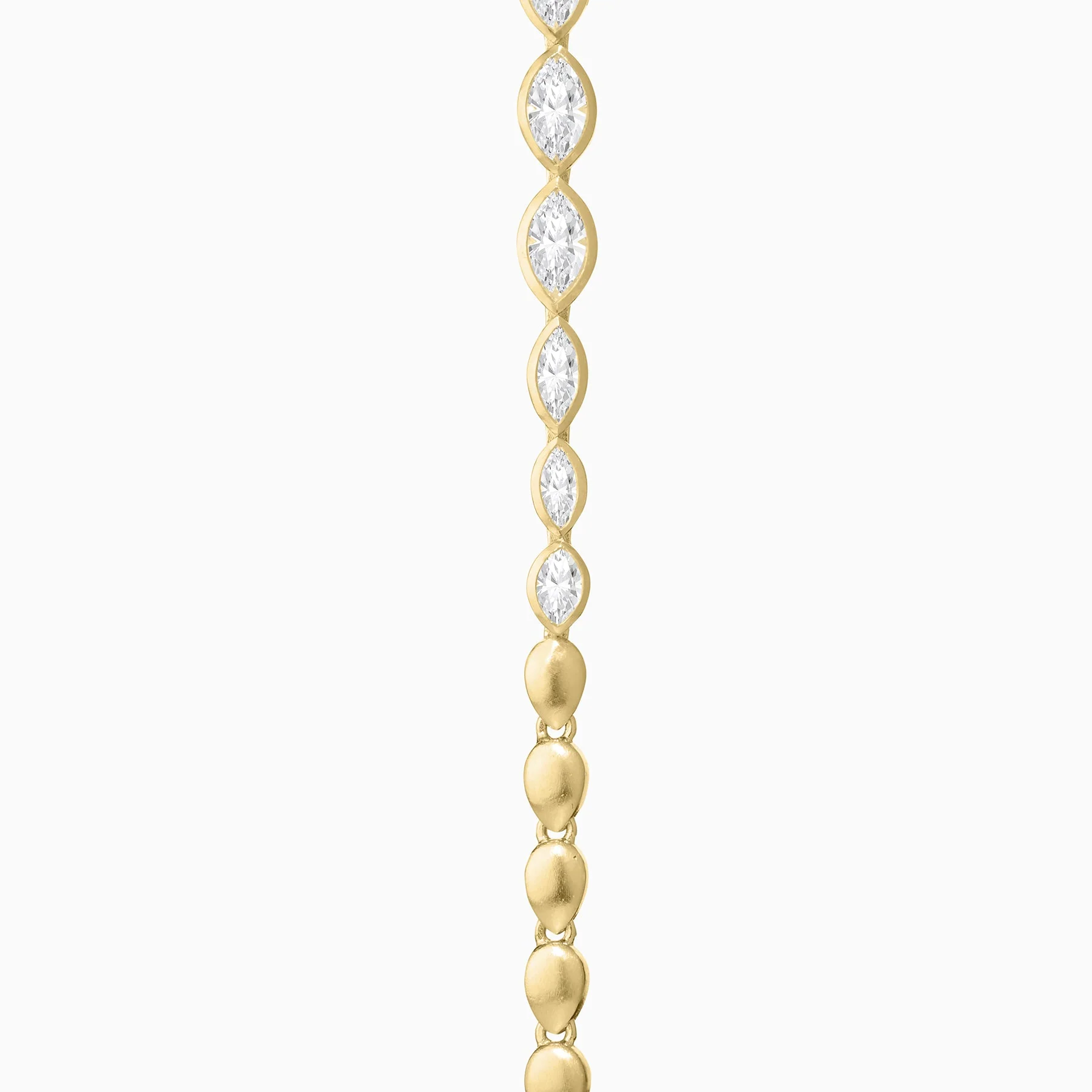 10.16 Carats Marquise Natural Diamond Bezel Necklace - Image 3