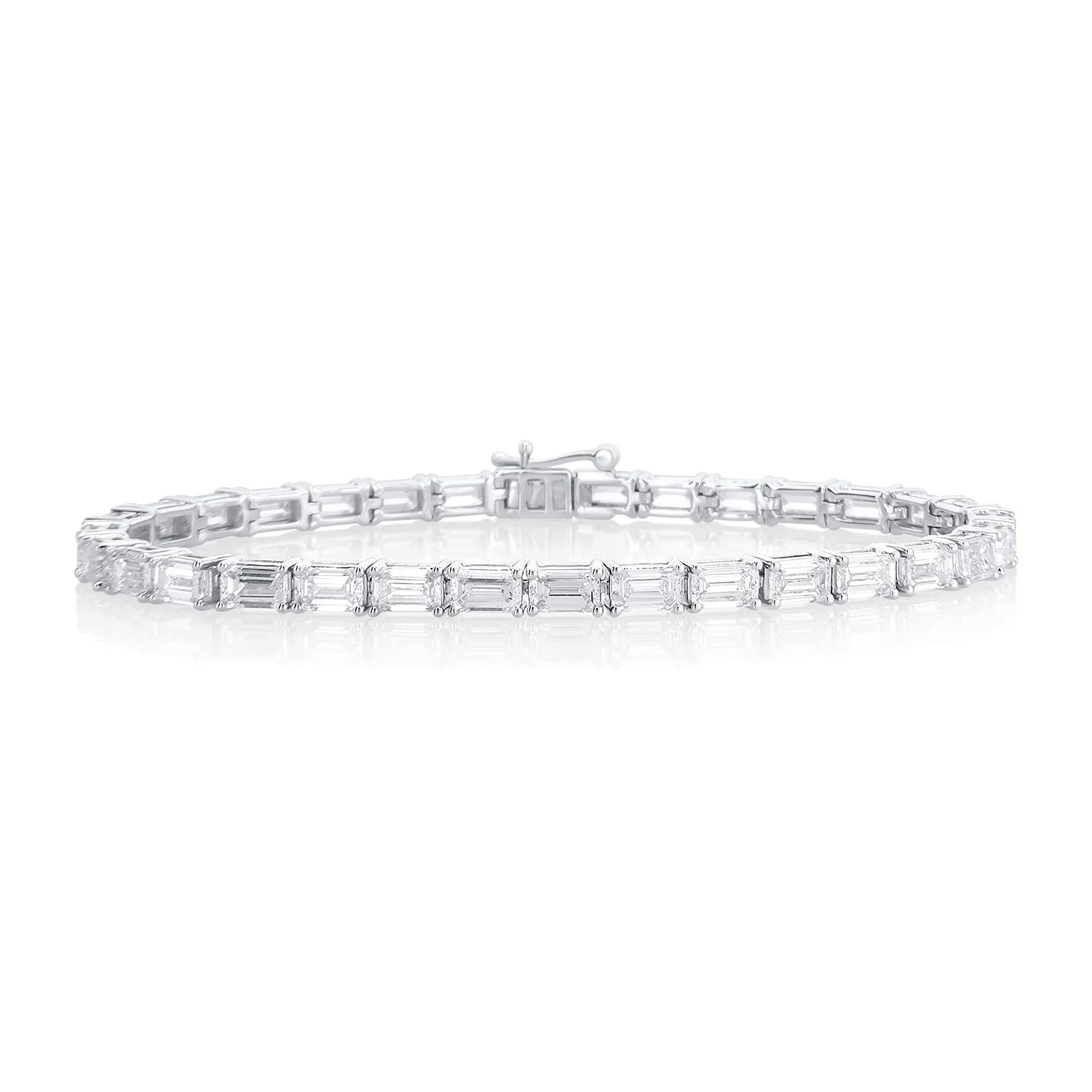 10.35 Carats Lab Grown Diamond Tennis Bracelet
