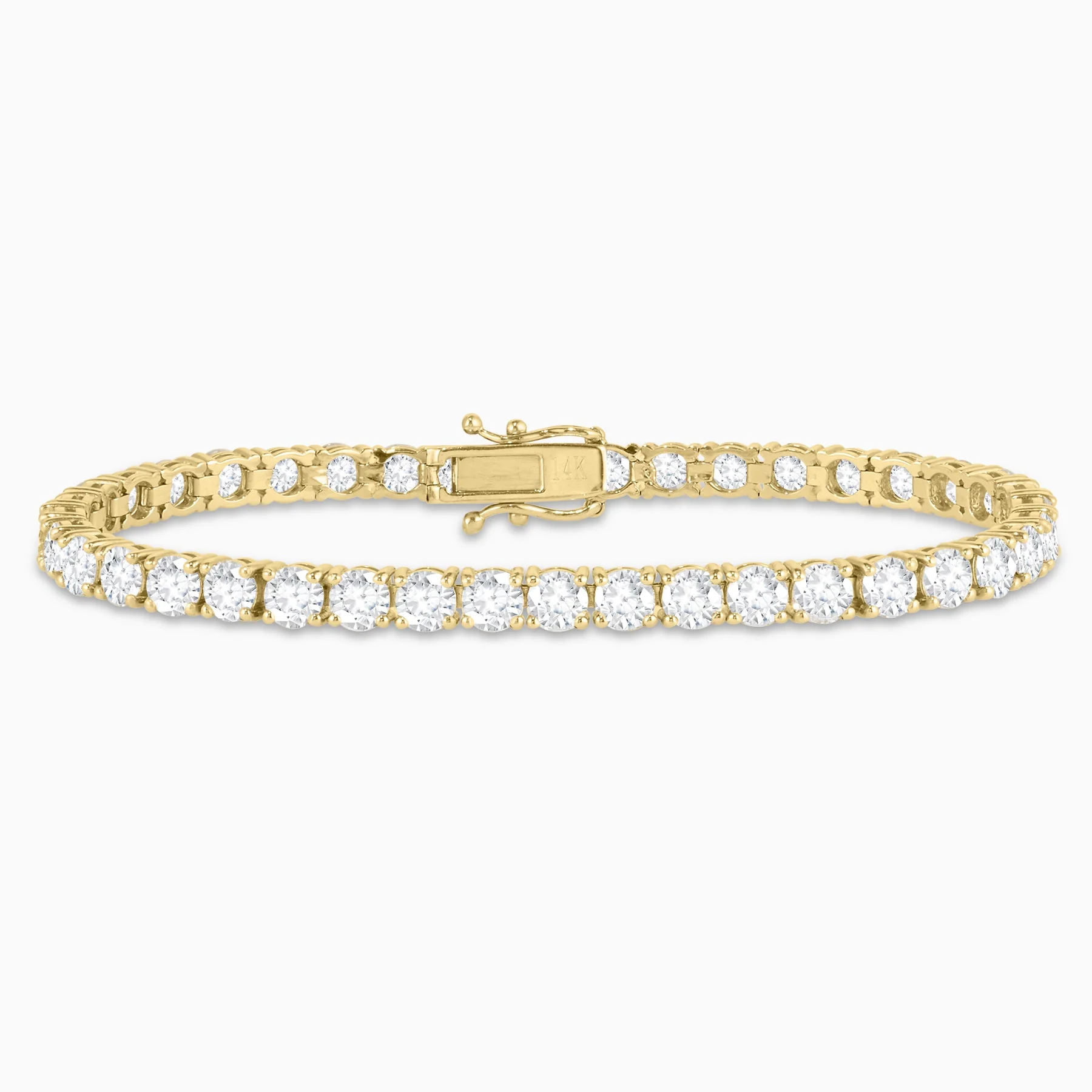 10.37 Carats Natural Diamond Tennis Bracelet