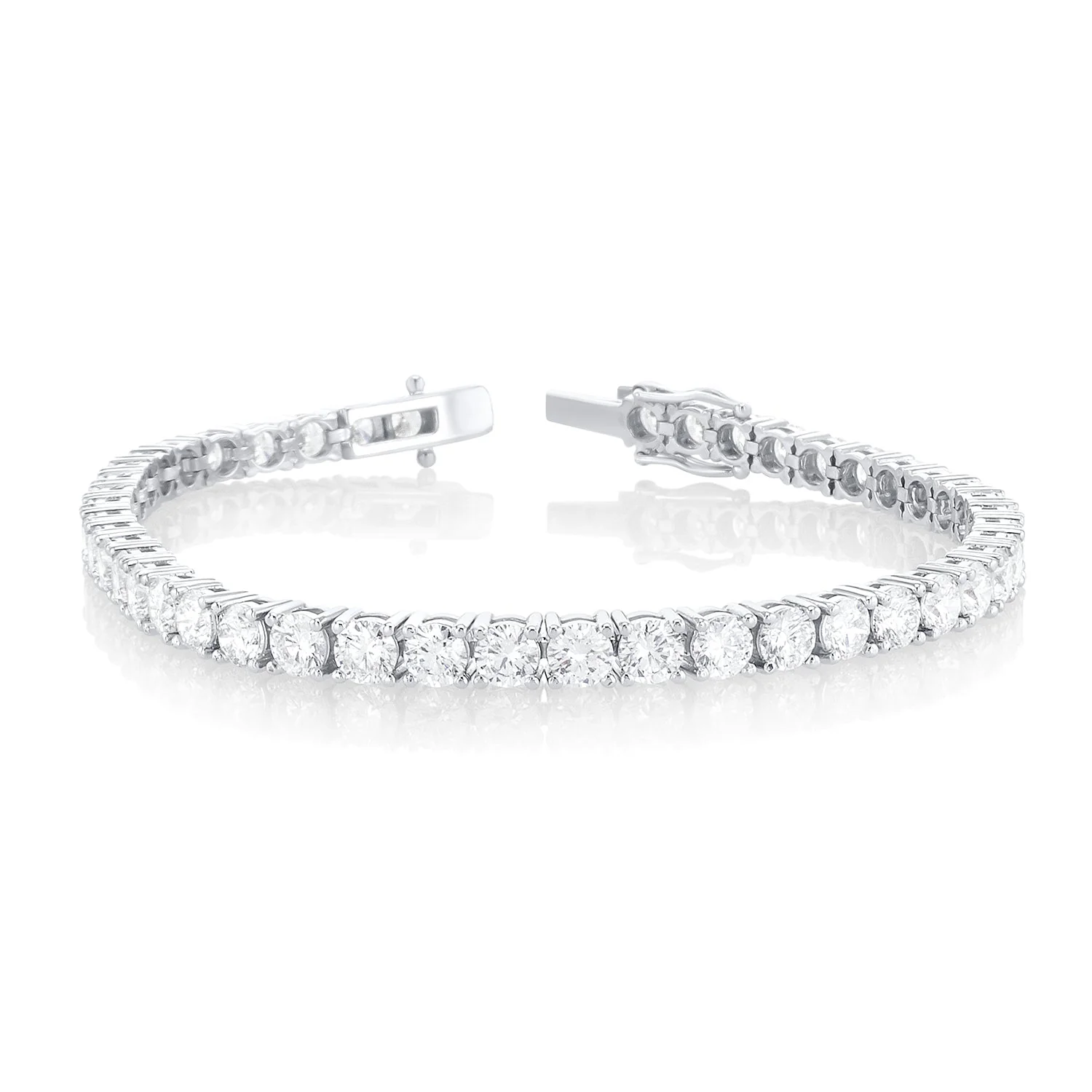 10.75 Carats Lab Grown Diamond Tennis Bracelet