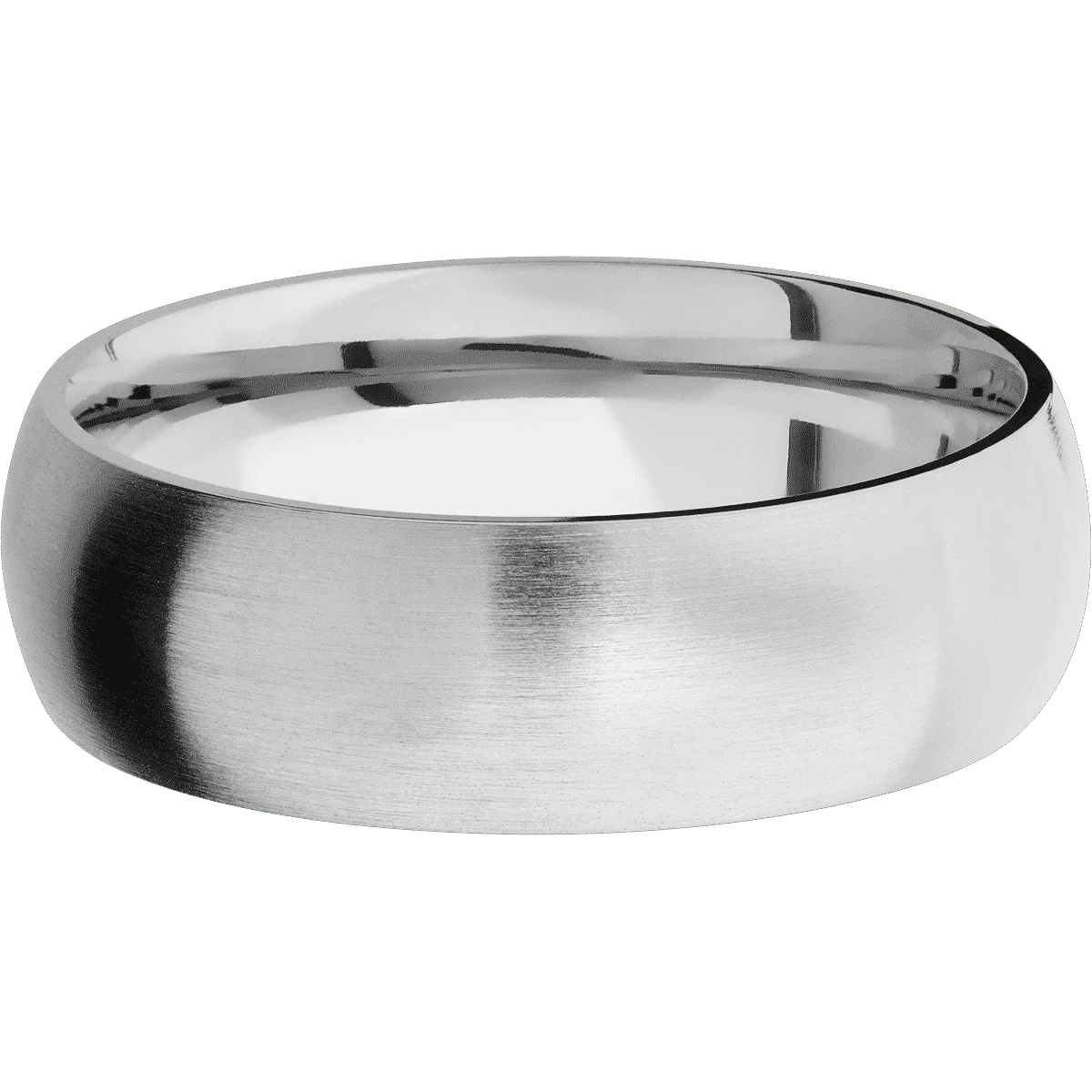 10K White Gold + Satin Finish - Image 3
