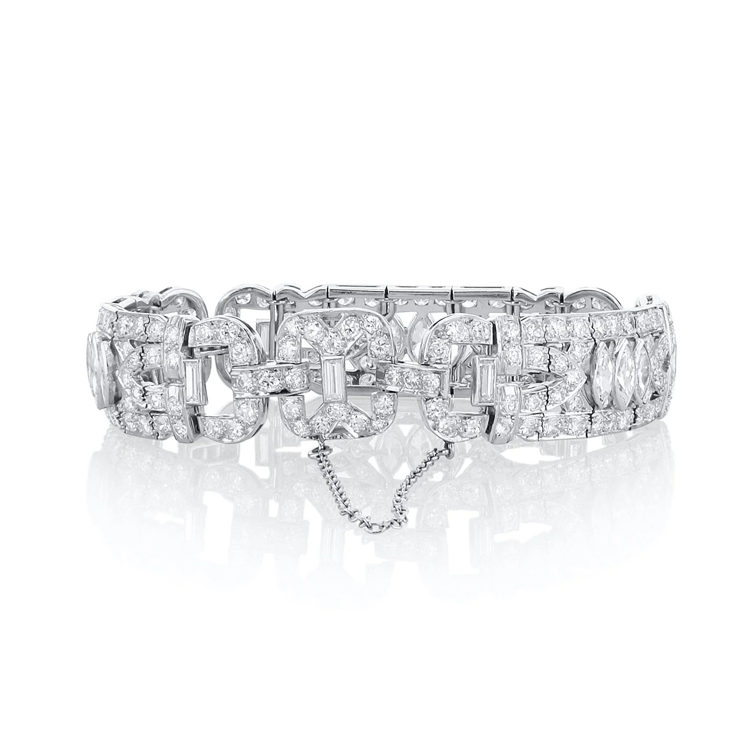 11.00 Carats Diamond Art-Deco Bracelet - Image 2