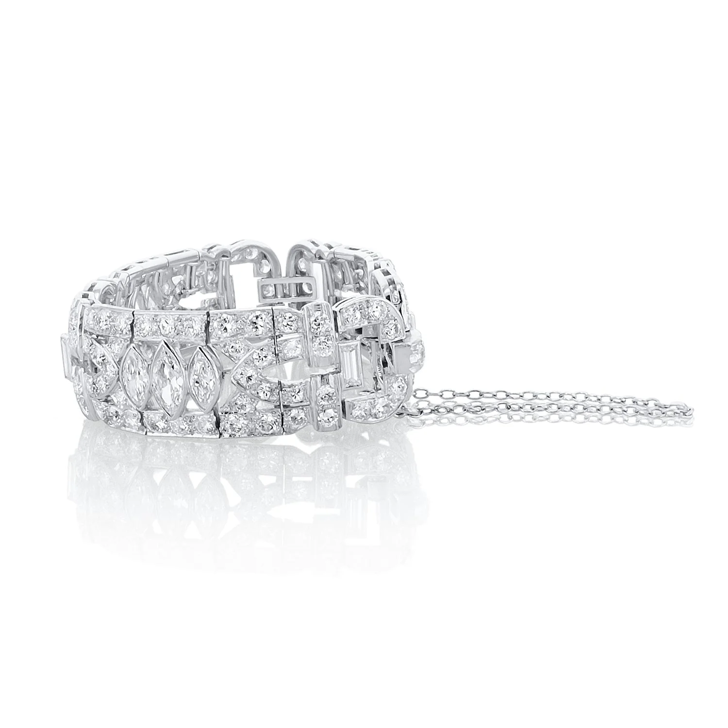 11.00 Carats Diamond Art-Deco Bracelet - Image 3