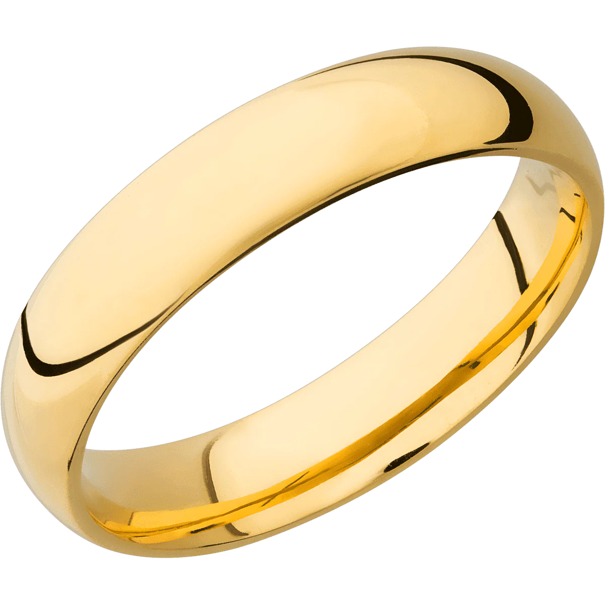 14K Yellow Gold + Polish Finish - Image 2