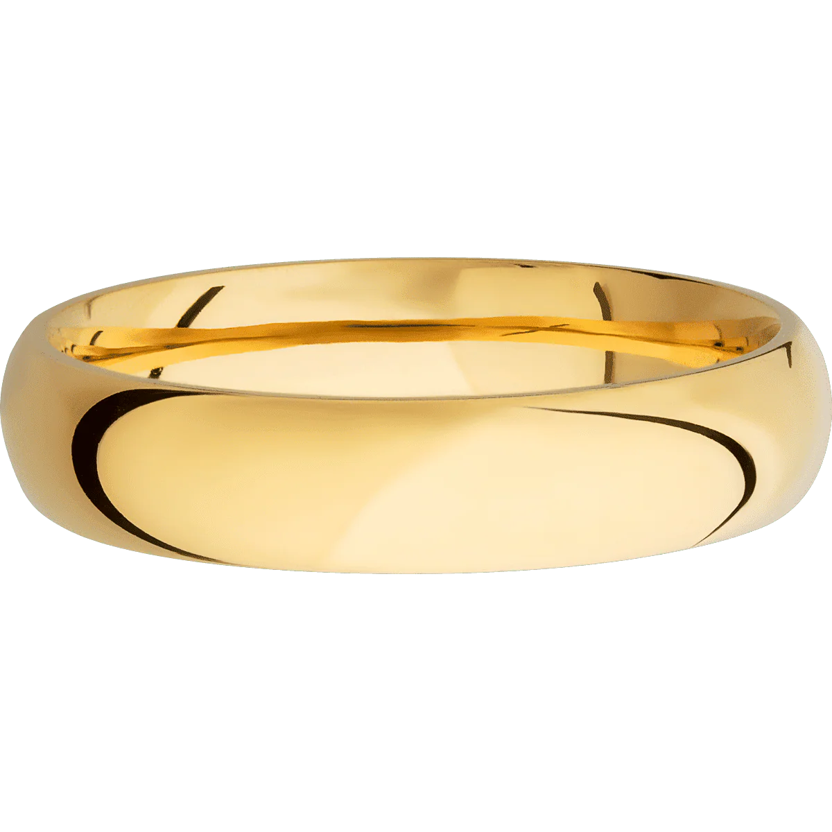 14K Yellow Gold + Polish Finish - Image 3