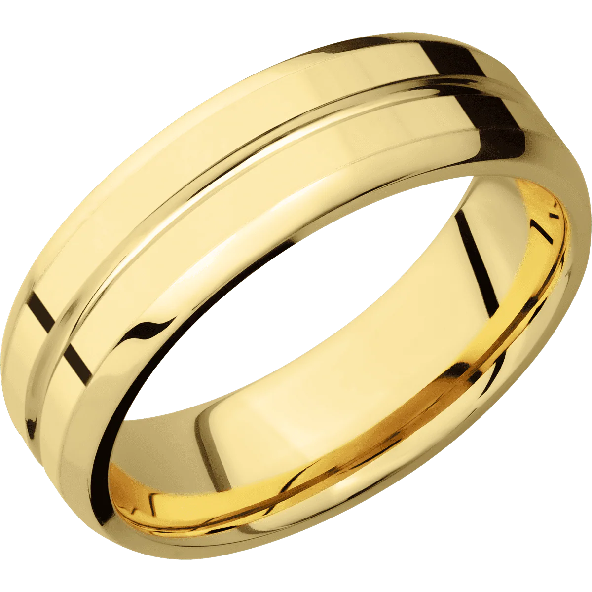 14K Yellow Gold + Polish , Polish Finish - Image 2