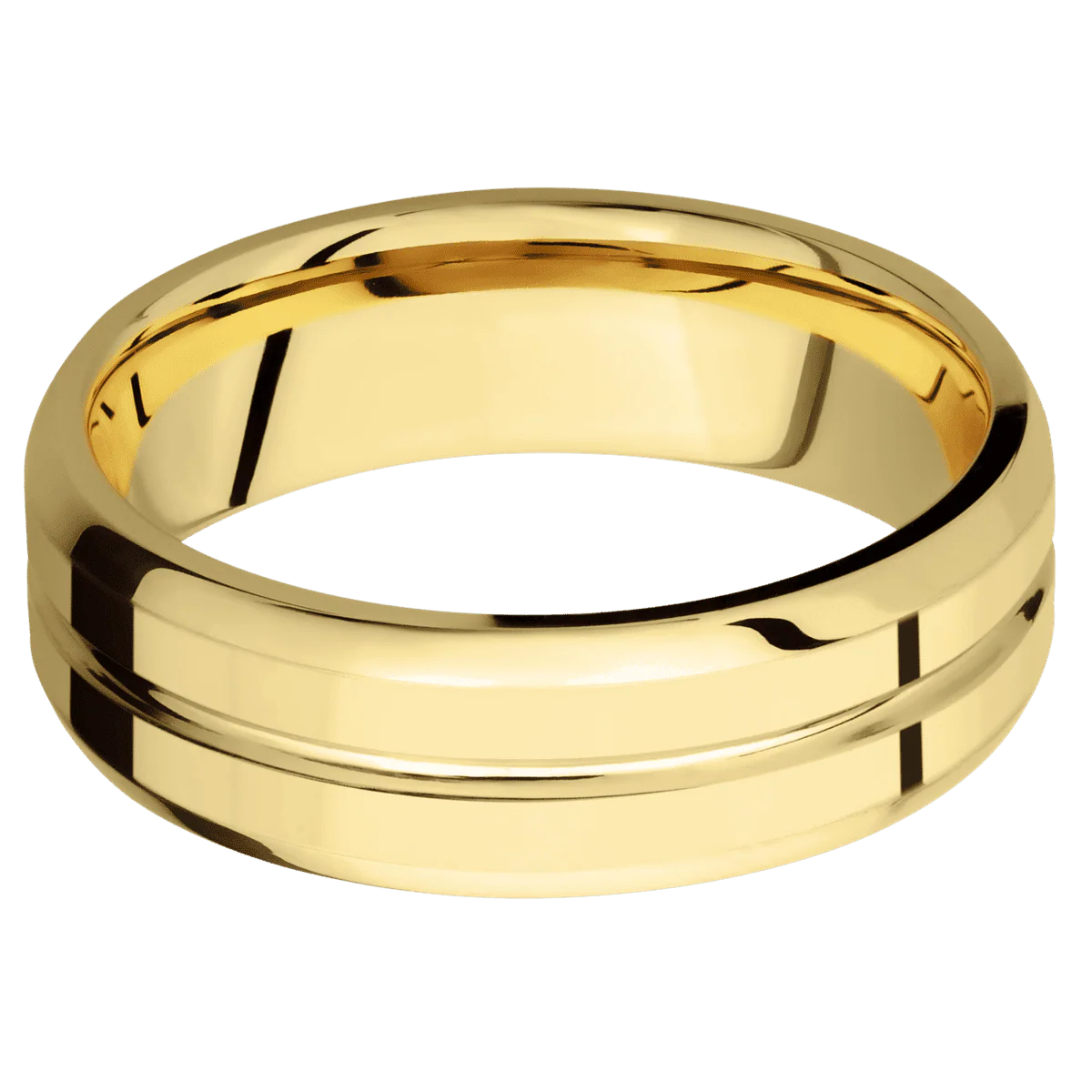 14K Yellow Gold + Polish , Polish Finish - Image 3