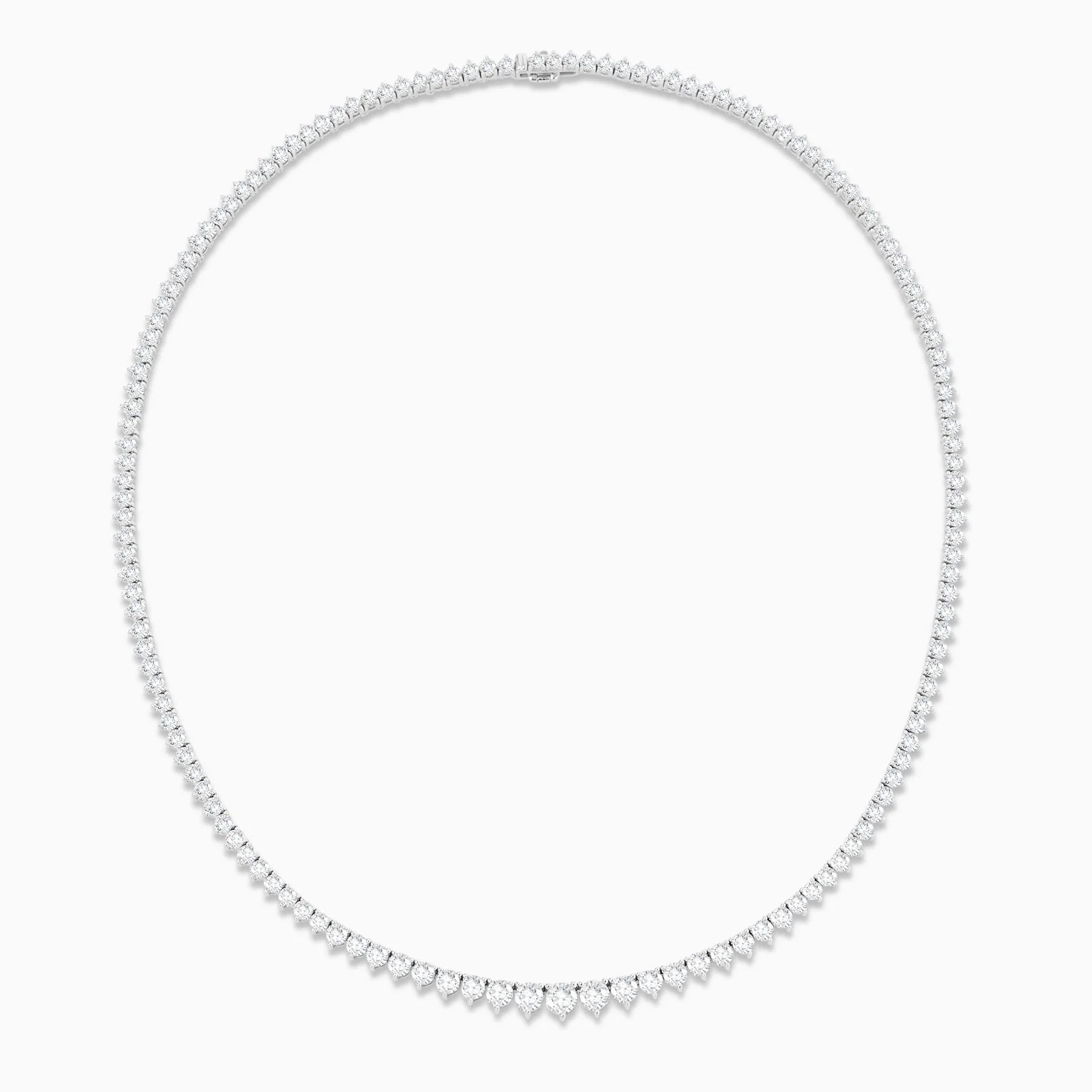 15.07 Carats Lab Grown Diamond Tennis Necklace - Image 2