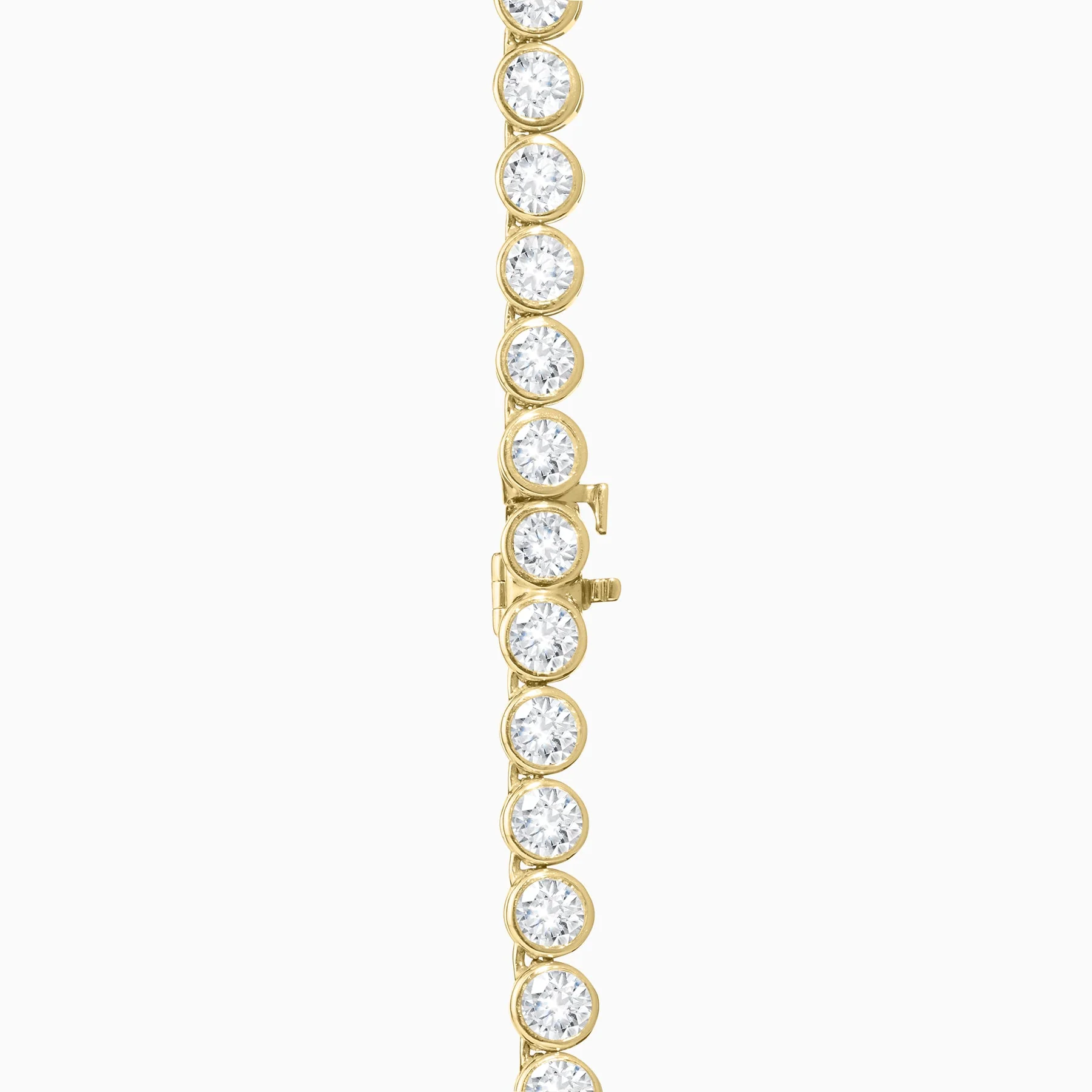 27.70 Carats Natural Diamond Bezel Necklace - Image 3