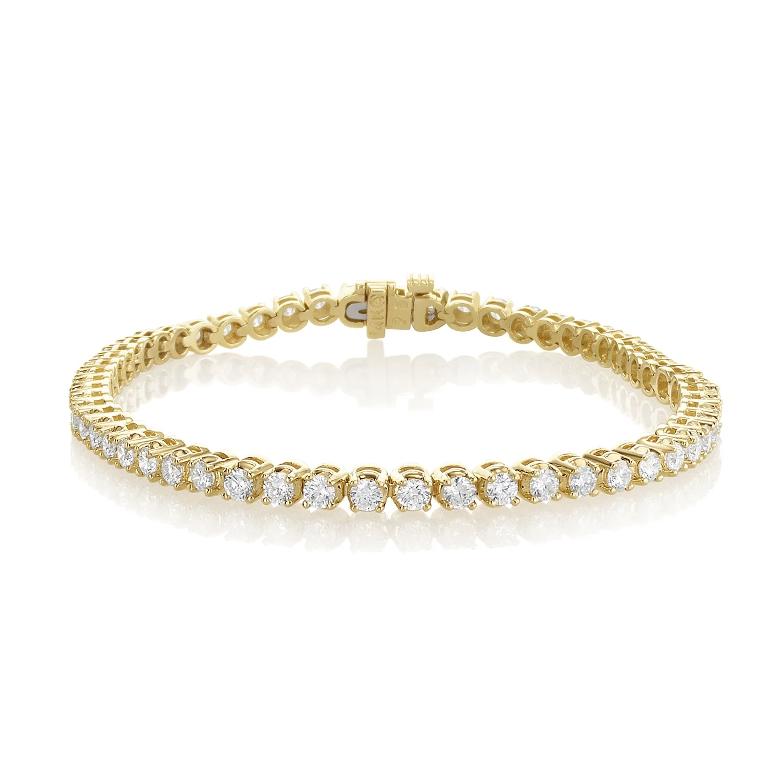 3.25 Carats Lab Grown Diamond Tennis Bracelet