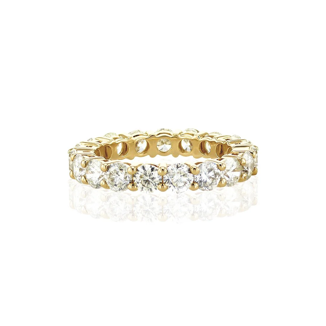 3.88 Carats Natural Diamond Eternity Band
