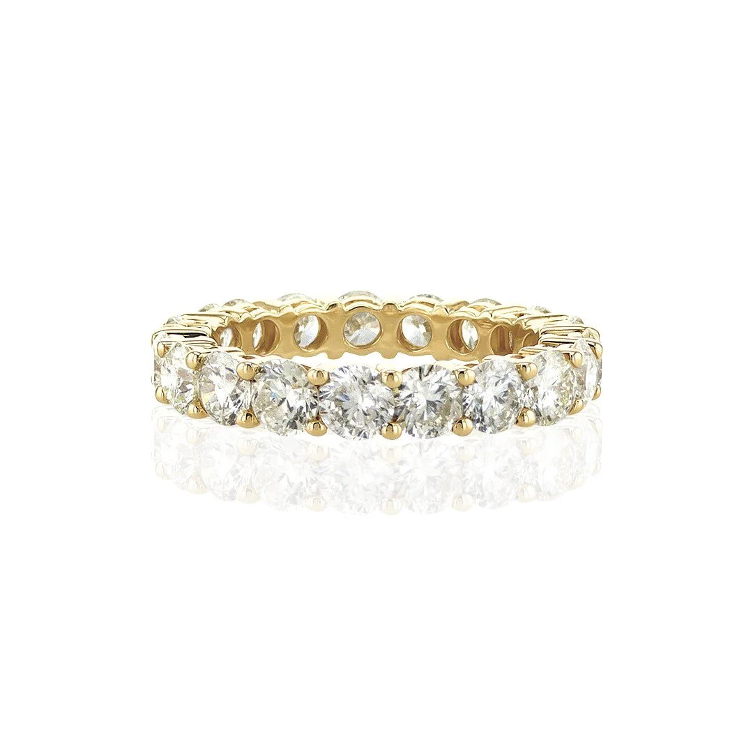 4.09 Carats Natural Diamond Eternity Band