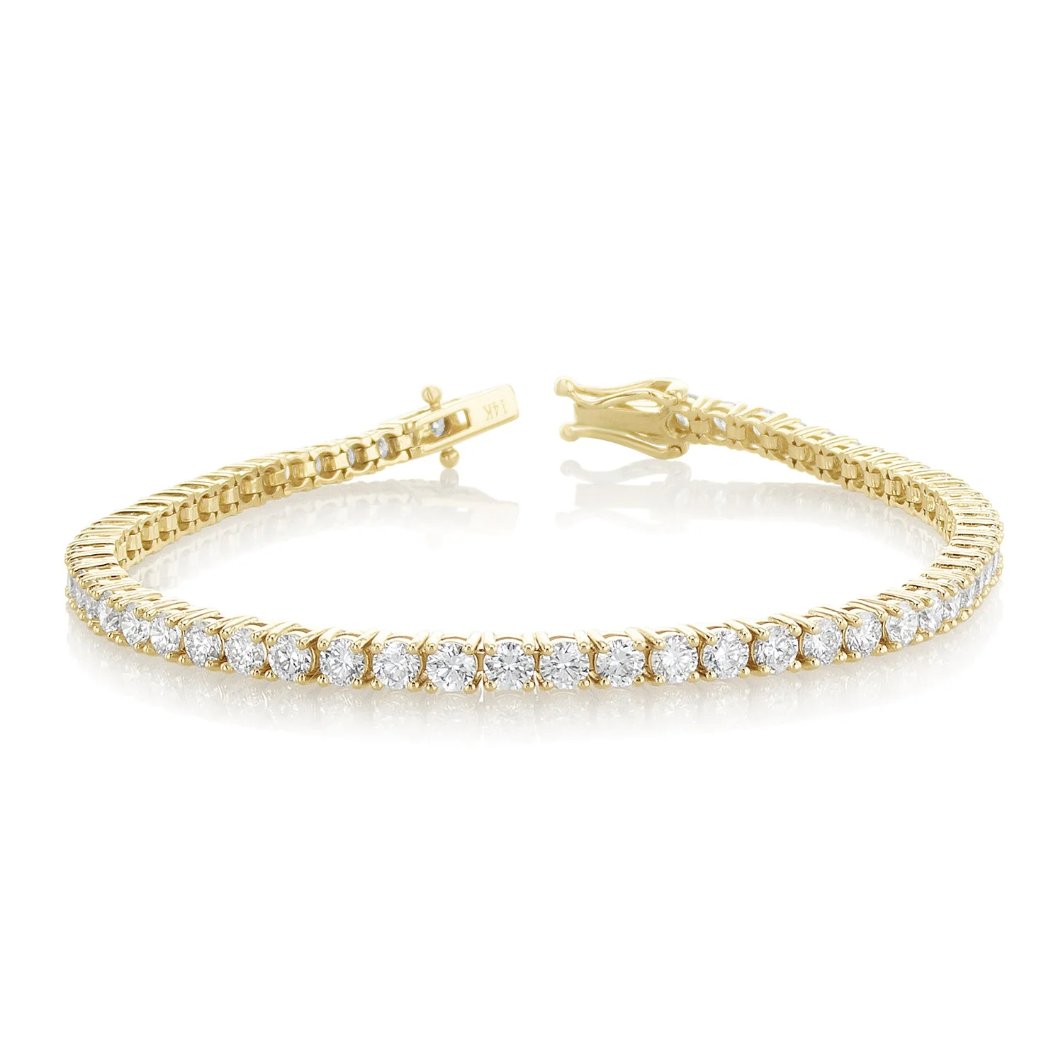 4.75 Carats Lab Grown Diamond Tennis Bracelet