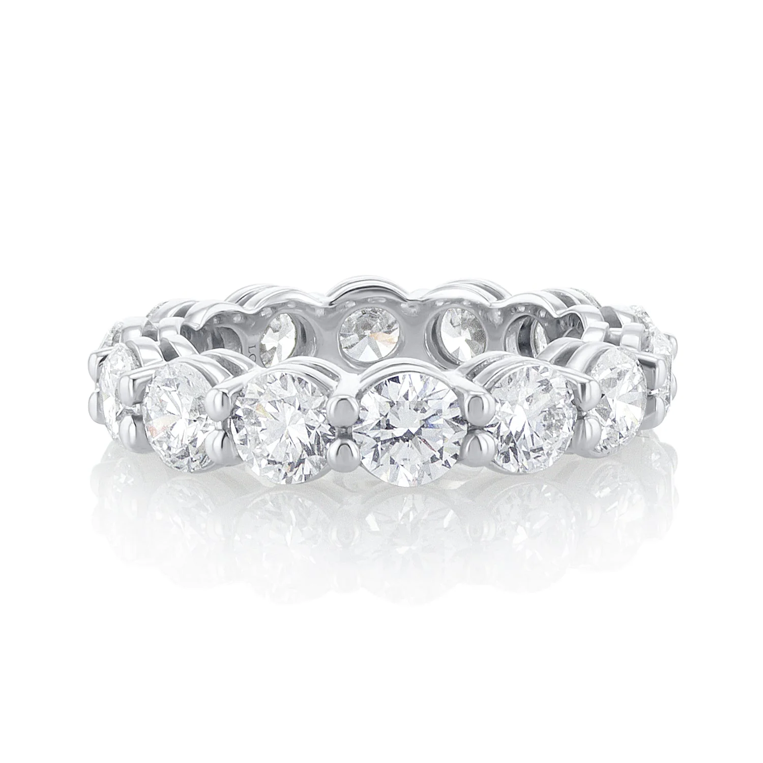 5.45 Carats Lab Grown Diamond Eternity Band