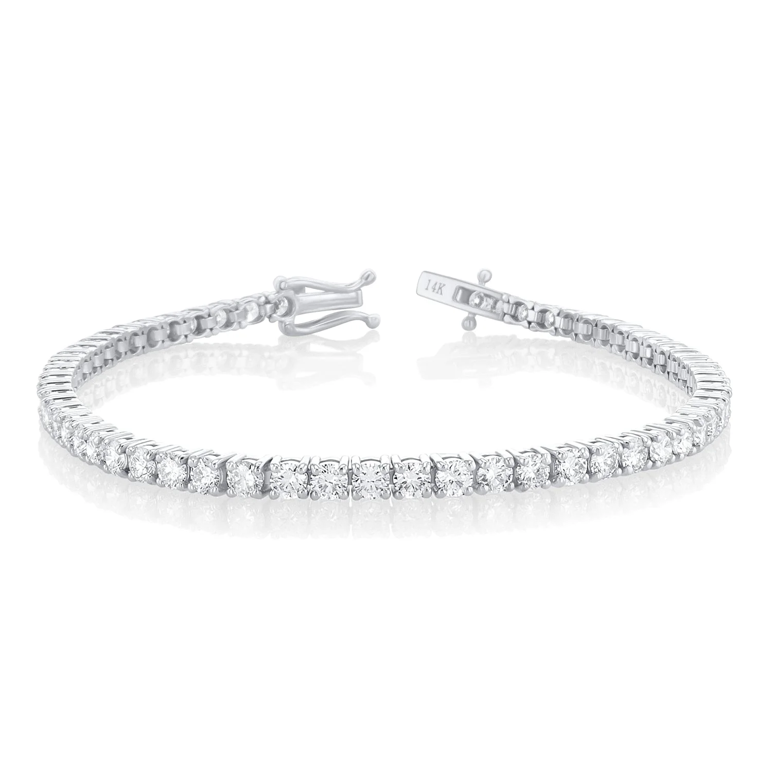5.50 Carat Lab Grown Diamond Tennis Bracelet