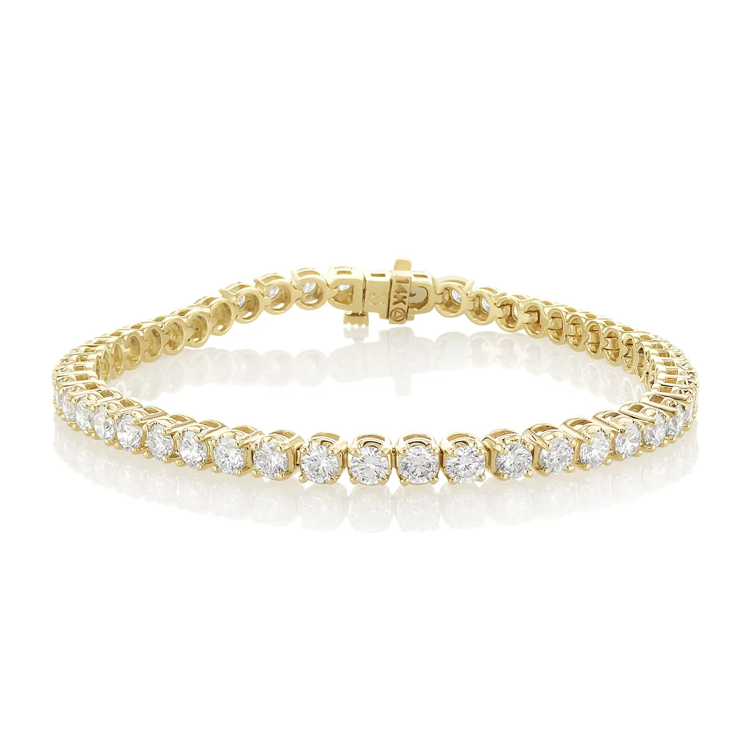 5.50 Carats Lab Grown Diamond Tennis Bracelet