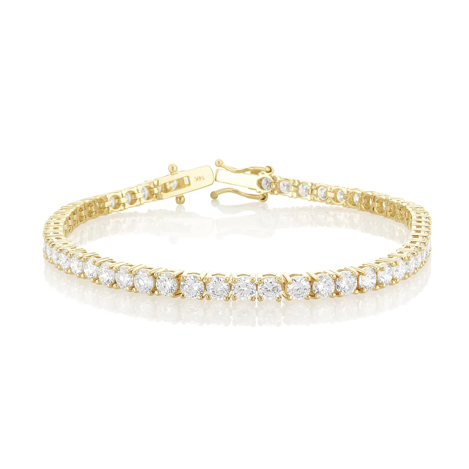 6.00 Carats Lab Grown Diamond Tennis Bracelet