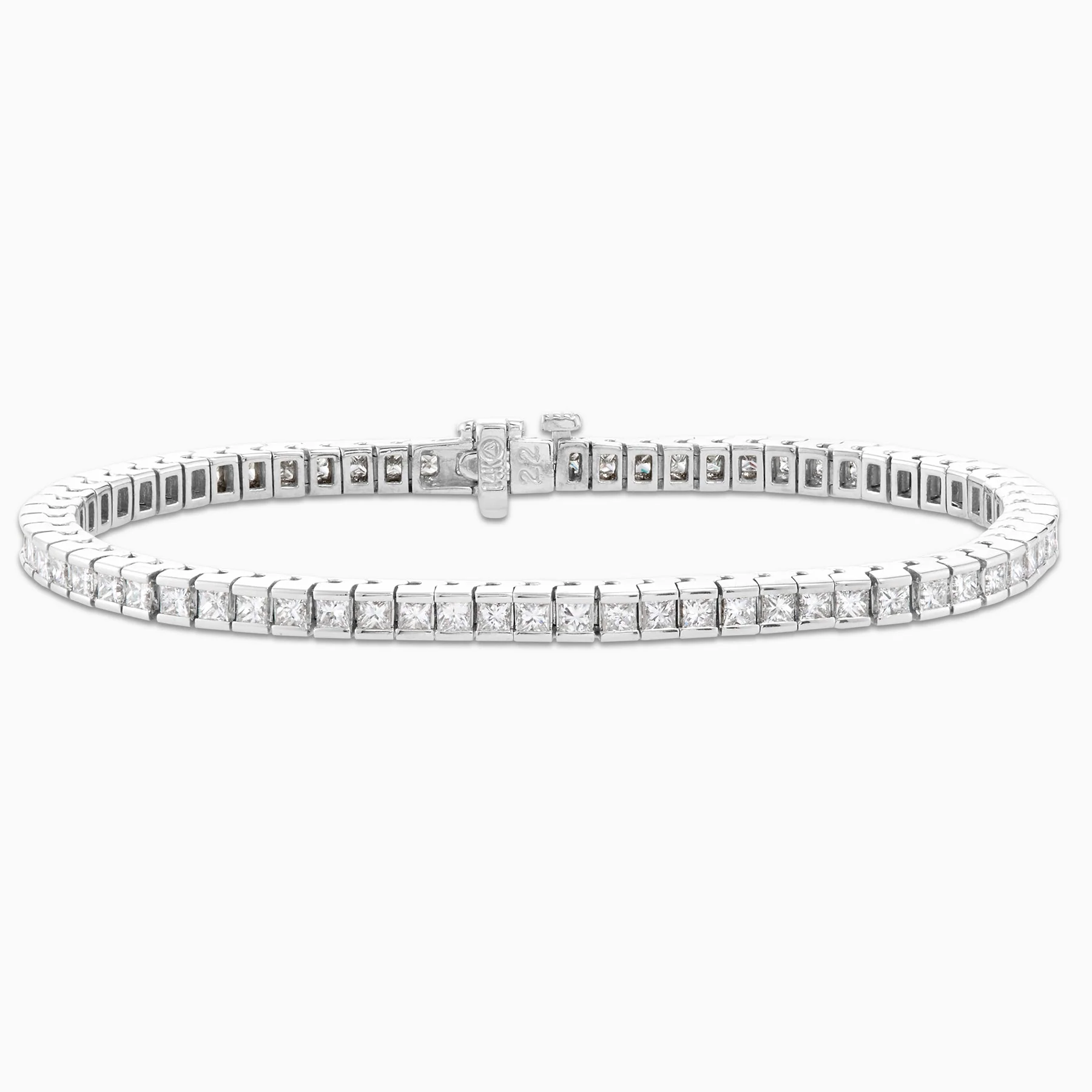 7.00 Carat Natural Diamond Tennis Bracelet