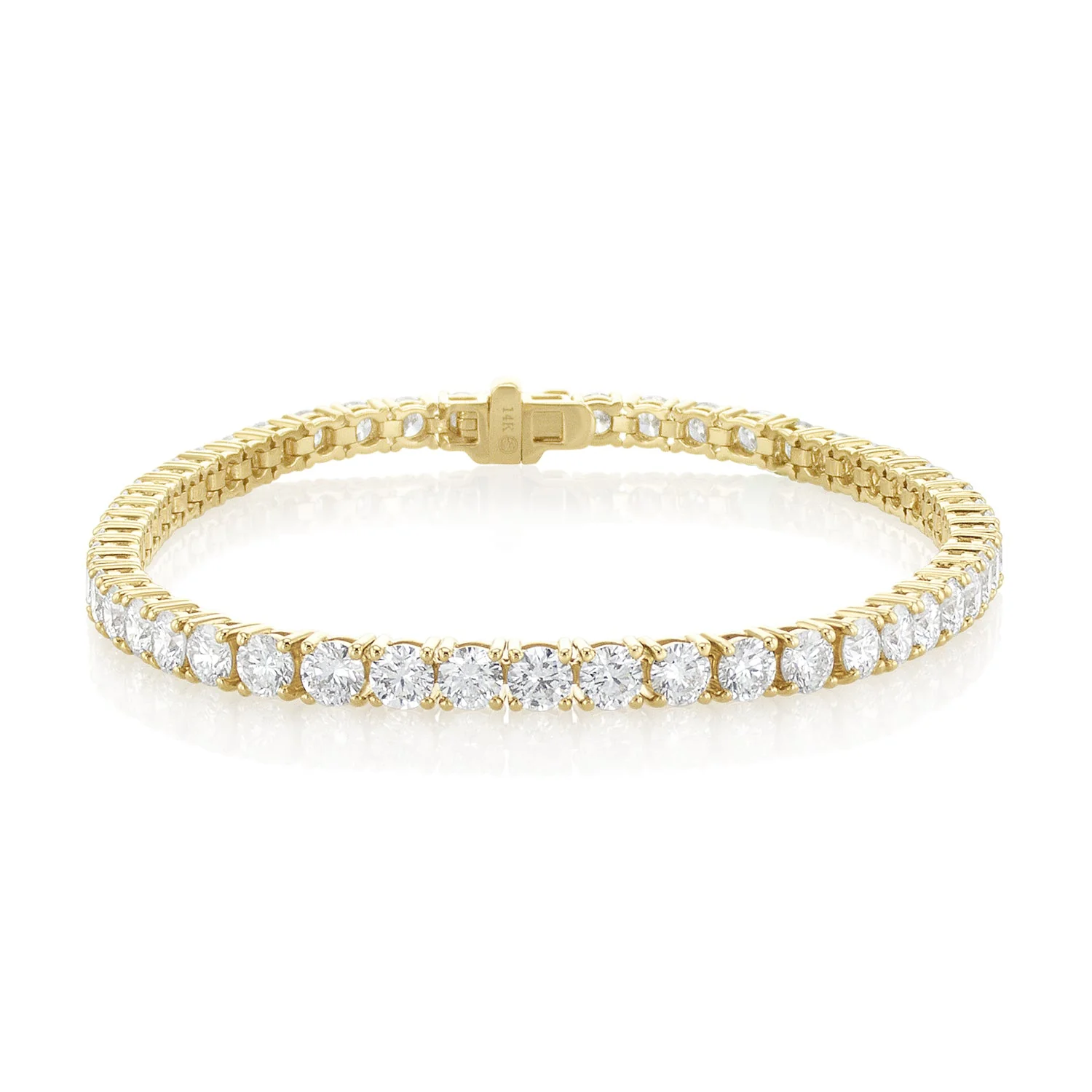 7.00 Carats Lab Grown Diamond Tennis Bracelet