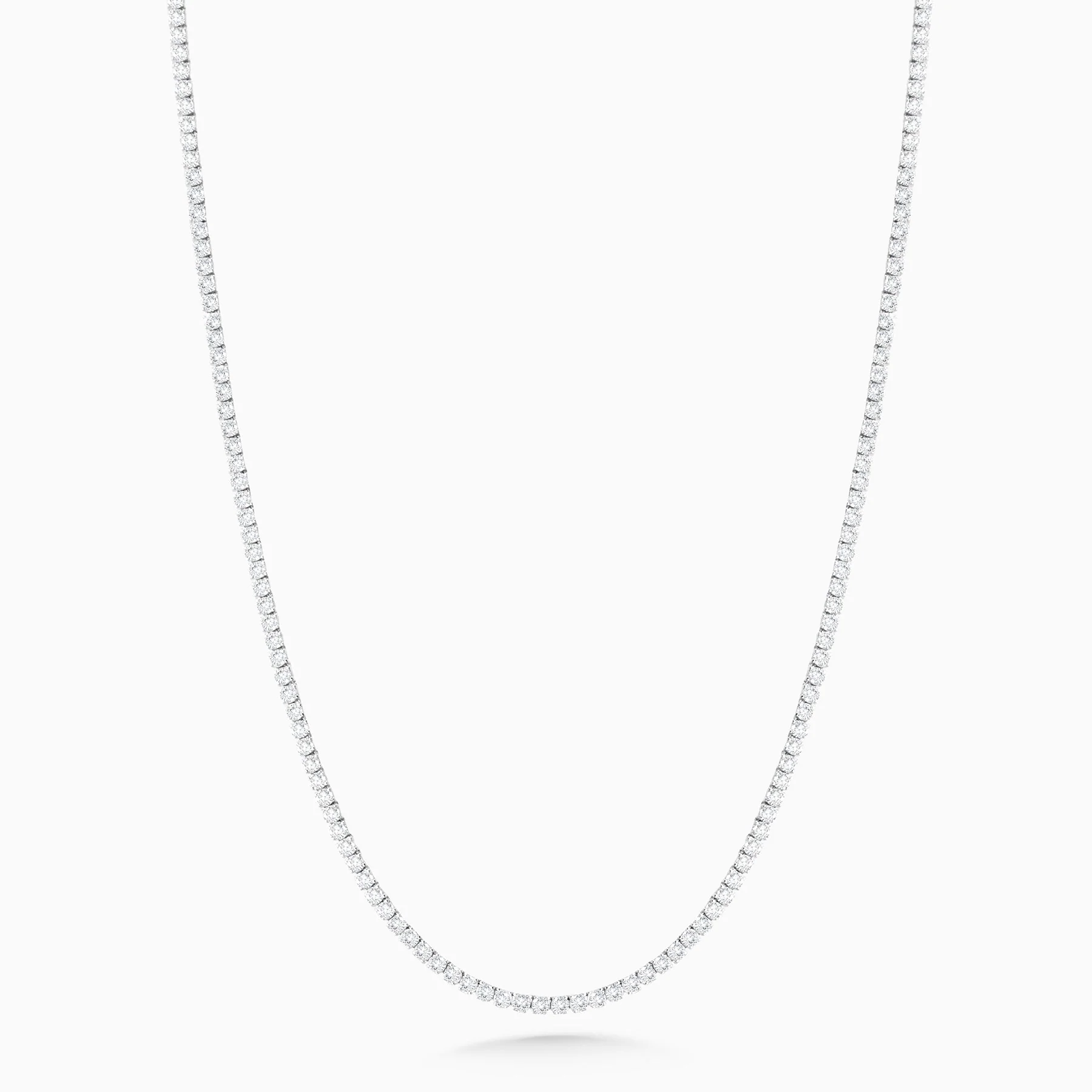 7.00 Carats Lab Grown Diamond Tennis Necklace