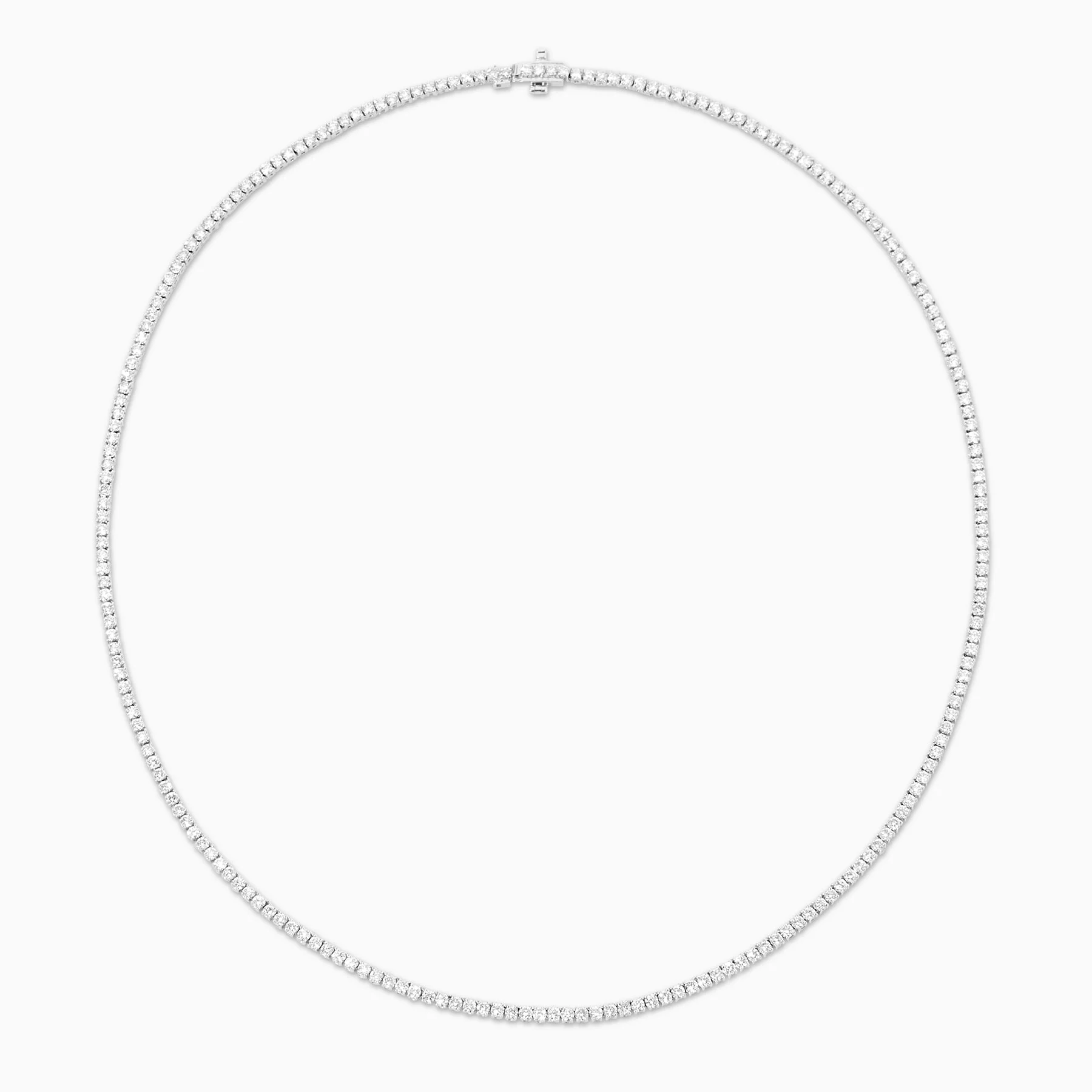 7.00 Carats Lab Grown Diamond Tennis Necklace - Image 2