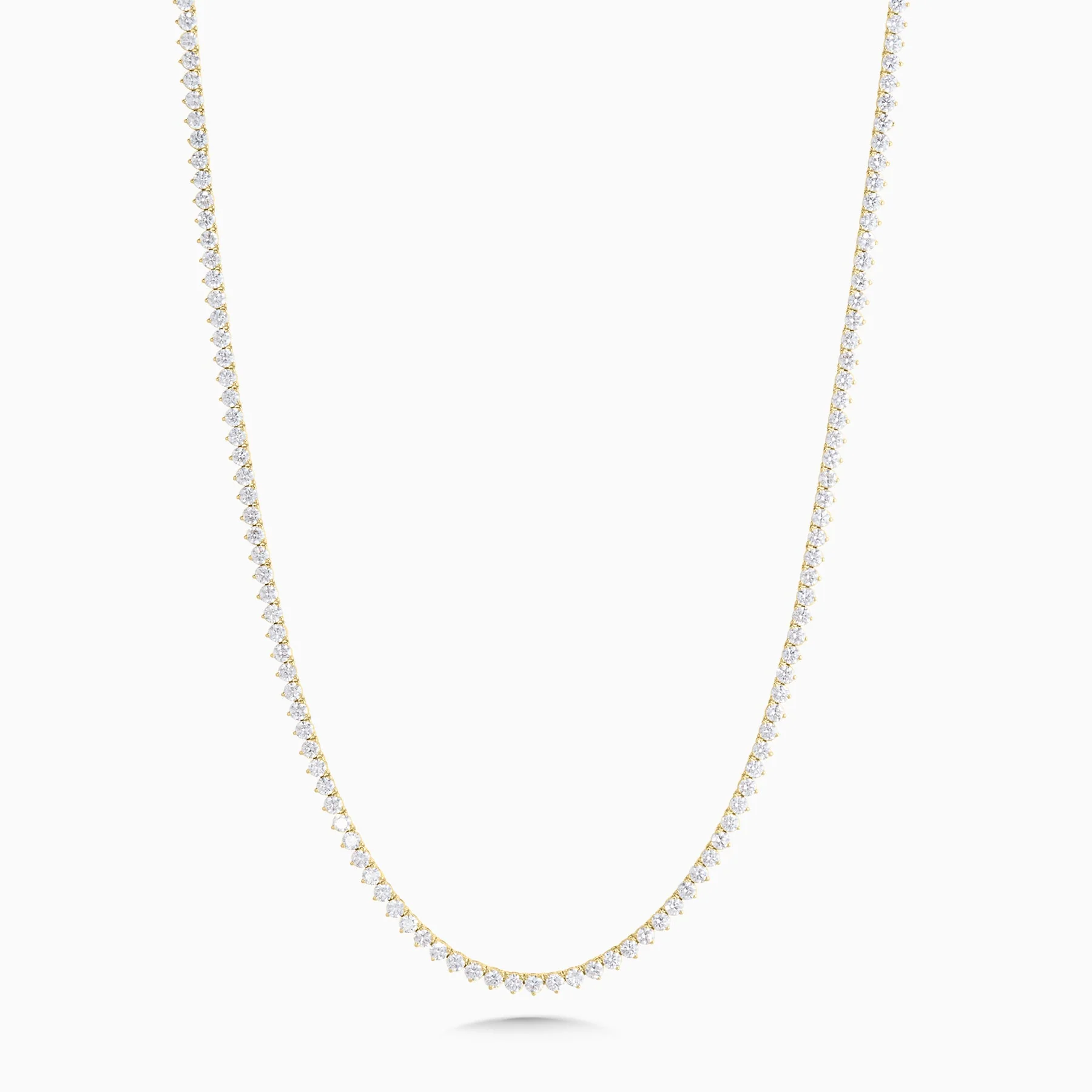 7.00 Carats Lab Grown Diamond Tennis Necklace