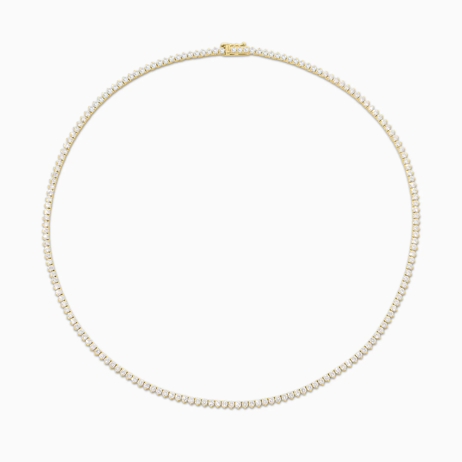 7.00 Carats Lab Grown Diamond Tennis Necklace - Image 2