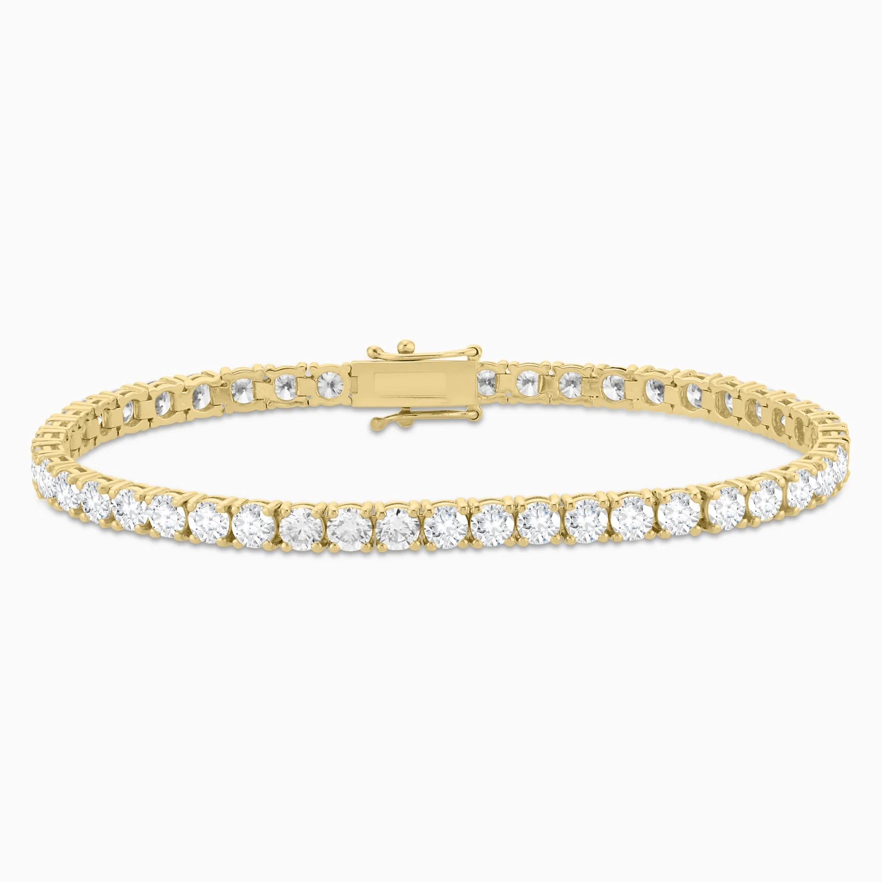 7.80 Carats Natural Diamond Tennis Bracelet