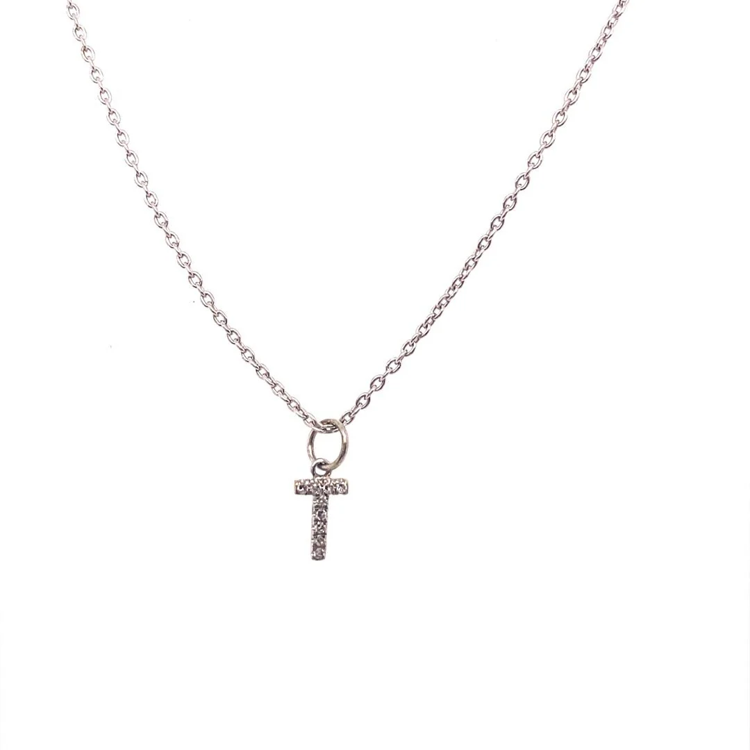 Personalized Diamond Initial Pendant - Image 13