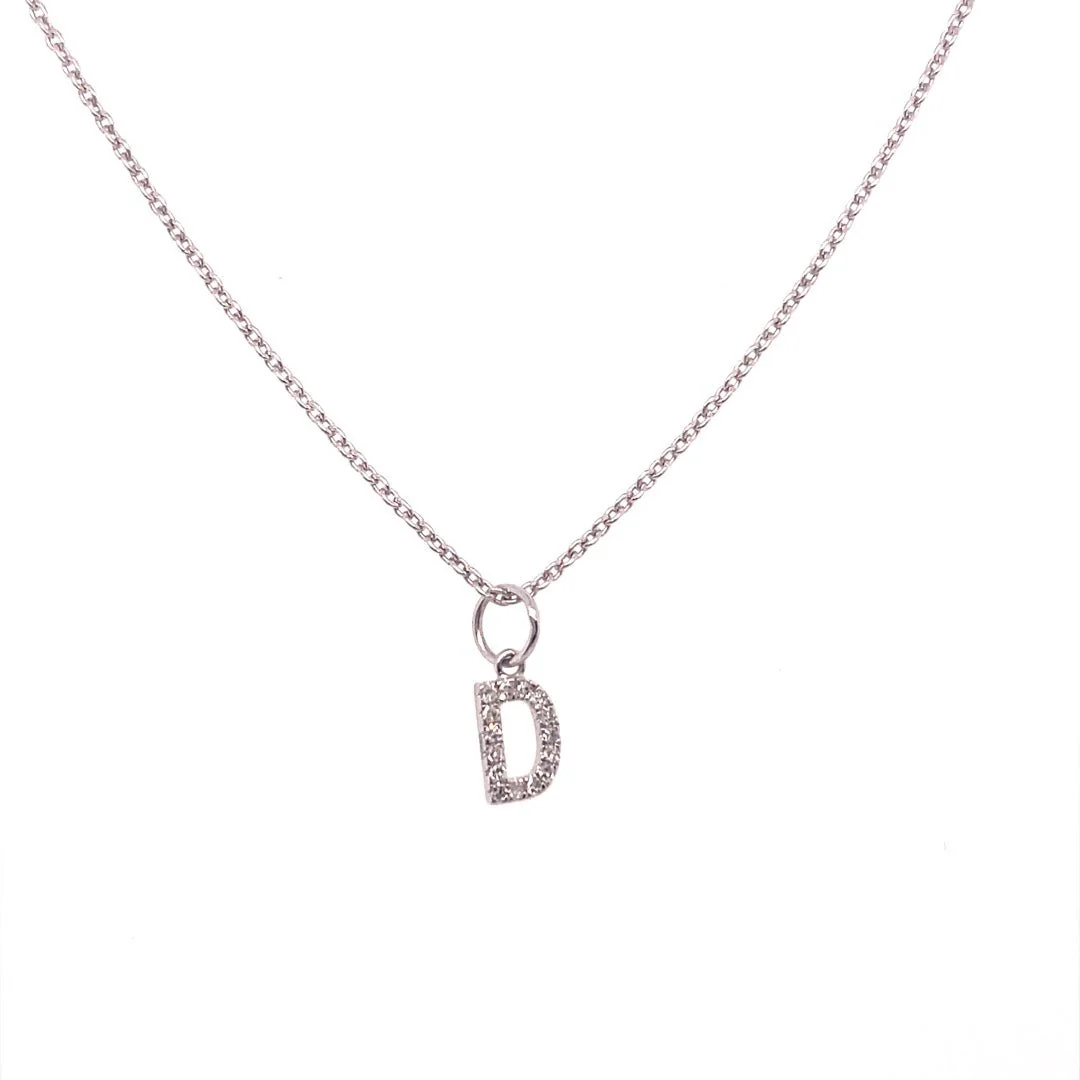 Personalized Diamond Initial Pendant - Image 19